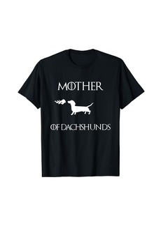 Mother Denim Mother of Dachshunds Game Womens Dog Mom Gift T-Shirt
