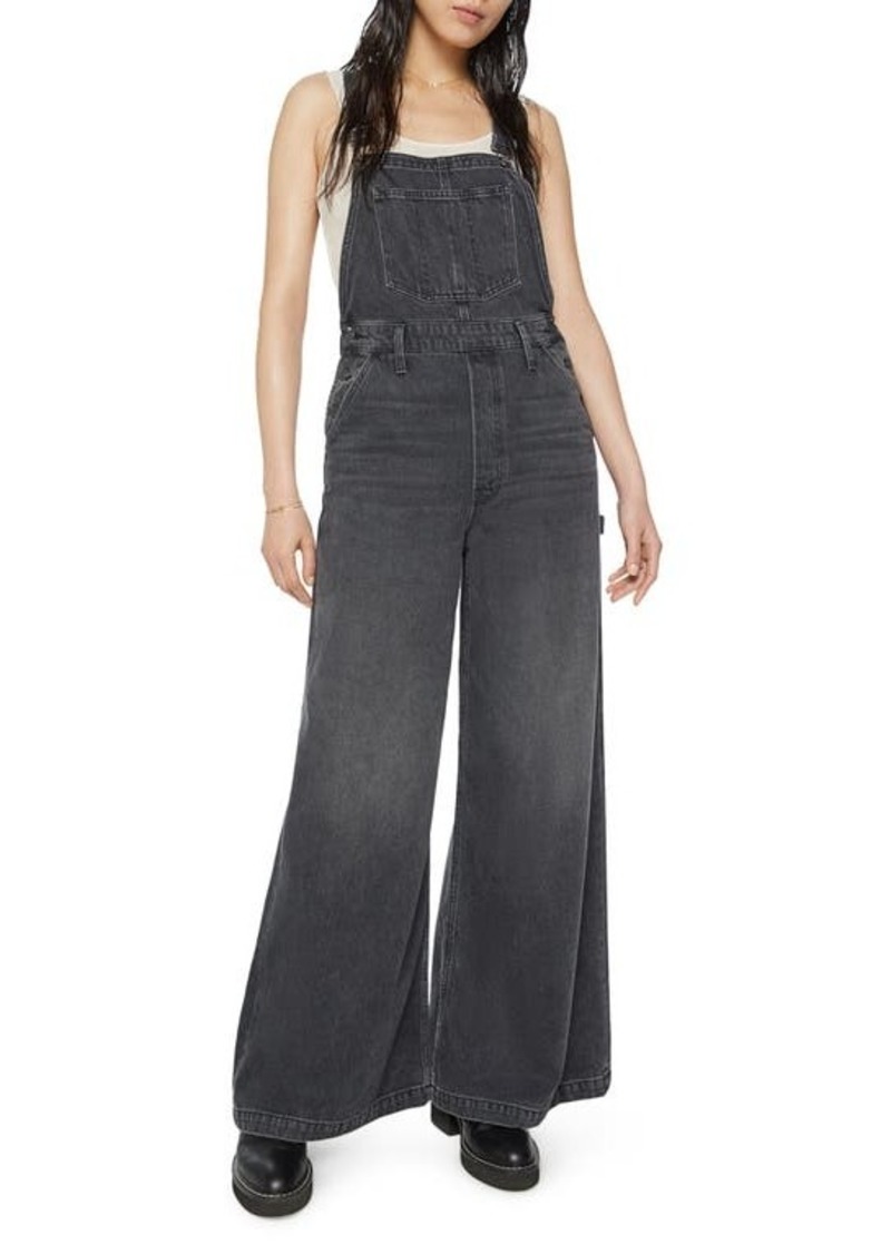 Mother Denim MOTHER SNACKS! The Sugar Cone Wide Leg Overalls
