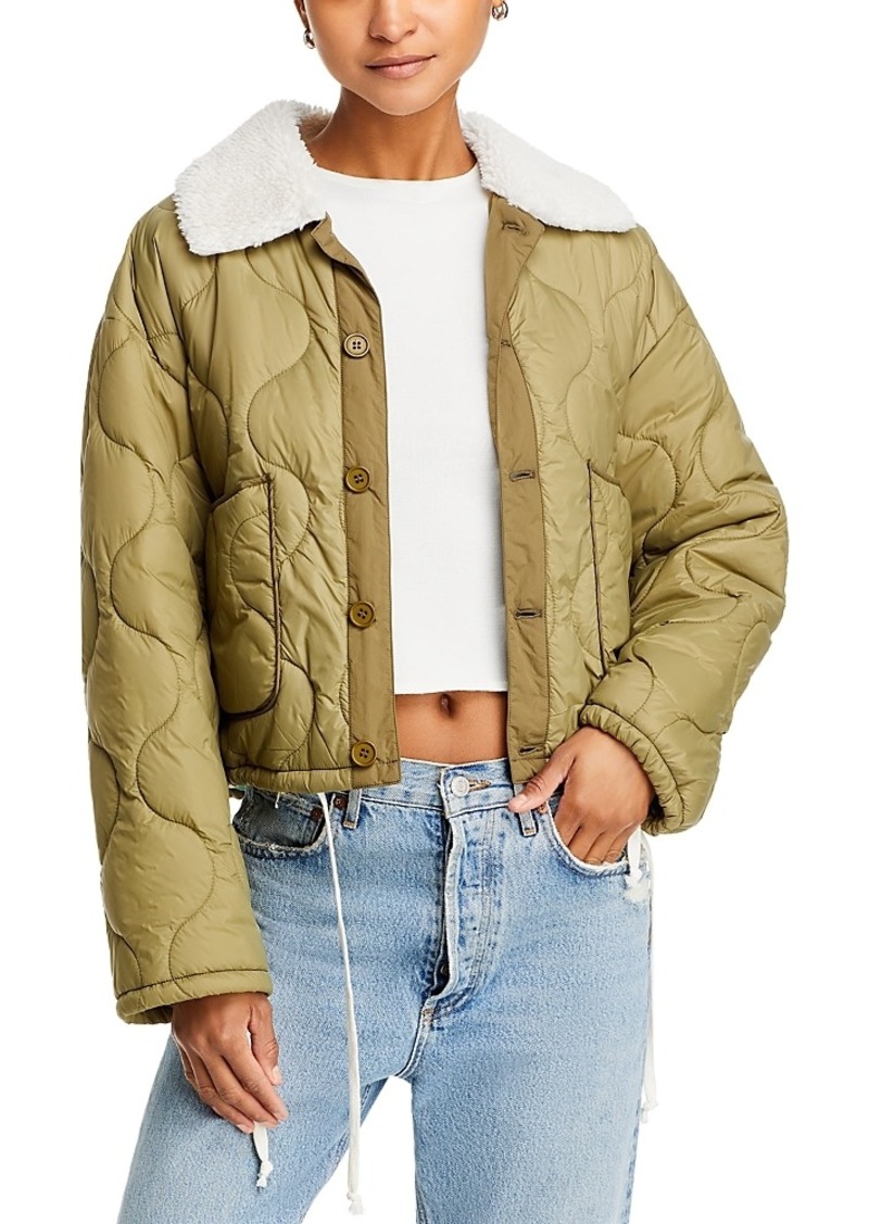 Mother Denim Mother The Army Brat Quilted Jacket