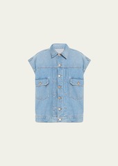 Mother Denim MOTHER The Big Bite Denim Vest