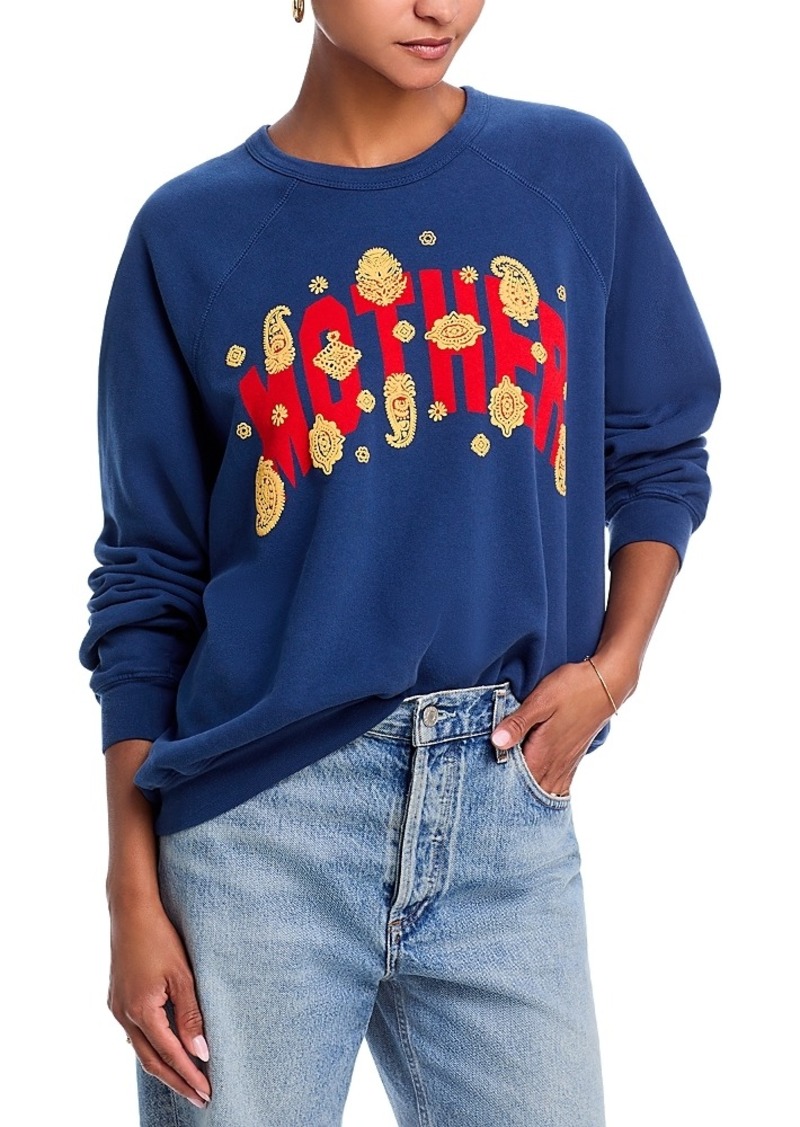 Mother Denim Mother The Biggie Message Sweatshirt