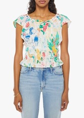 Mother Denim MOTHER The Doll Face Floral Cotton Top