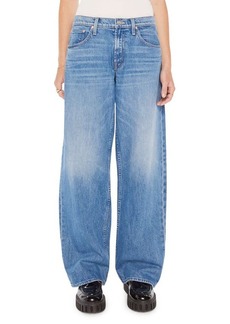 Mother Denim MOTHER The Down Low Spinner Sneak Nonstretch Baggy Jeans