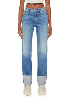 Mother Denim MOTHER The Duster Skimp Cuffed Straight Leg Jeans