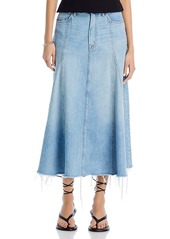 Mother Denim Mother The Full Swing Denim Maxi Skirt