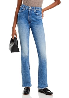 Mother Denim Mother The Hustler Sneak High Rise Bootcut Jeans in On The Road