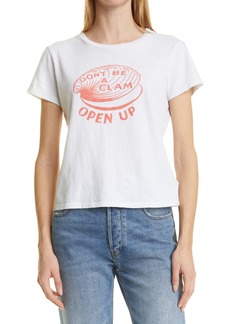 Mother Denim MOTHER The Lil Goodie Goodie Cotton Graphic Tee in Don T Be A at Nordstrom