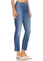 Mother Denim MOTHER The Mid Rise Dazzler Ankle Fray