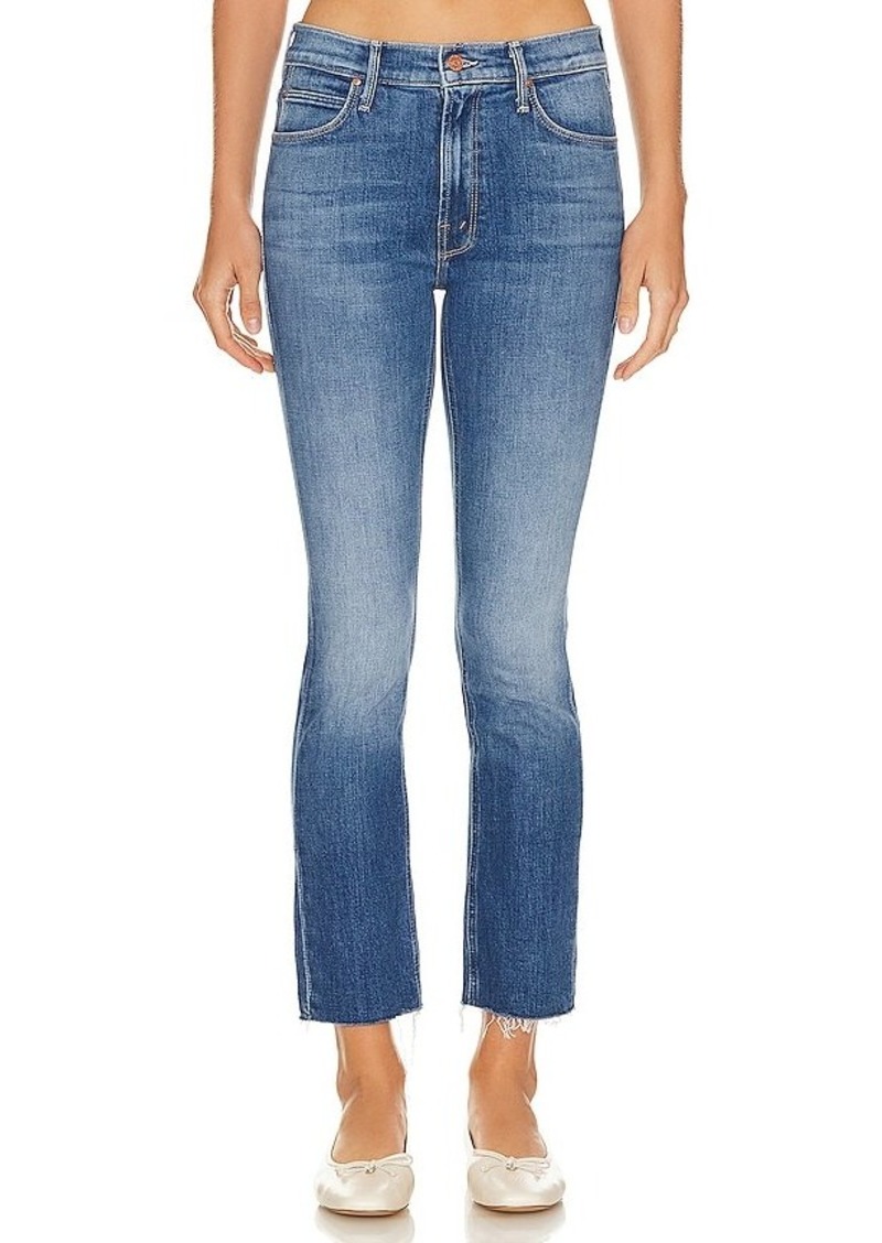 Mother Denim MOTHER The Mid Rise Dazzler Ankle Fray