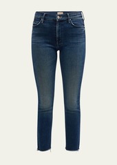 Mother Denim MOTHER The Mid-Rise Dazzler Ankle Fray Jeans