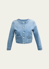 Mother Denim MOTHER The Picky Cropped Denim Jacket