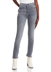 Mother Denim Mother The Pixie Dazzler High Rise Ankle Slim Jeans in Digging Up Dirt