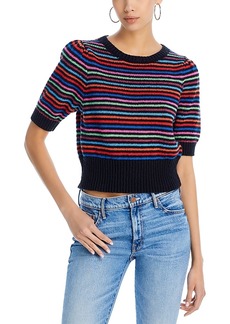 Mother Denim Mother The Powder Puff Striped Sweater