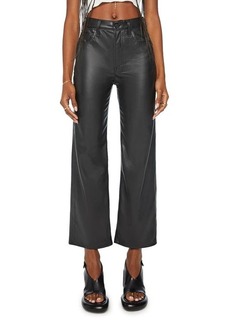 Mother Denim MOTHER The Rambler Faux Leather Ankle Pants