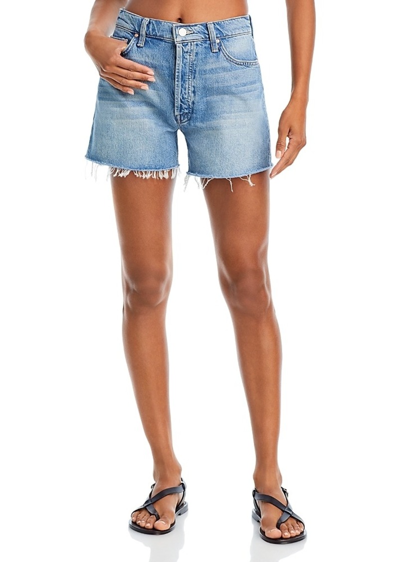 Mother Denim Mother The Skipper High Rise Cut Off Shorts in Leap at the Chance