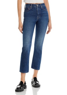 Mother Denim Mother The Tomcat High Rise Ankle Straight Leg Jeans in Cannonball