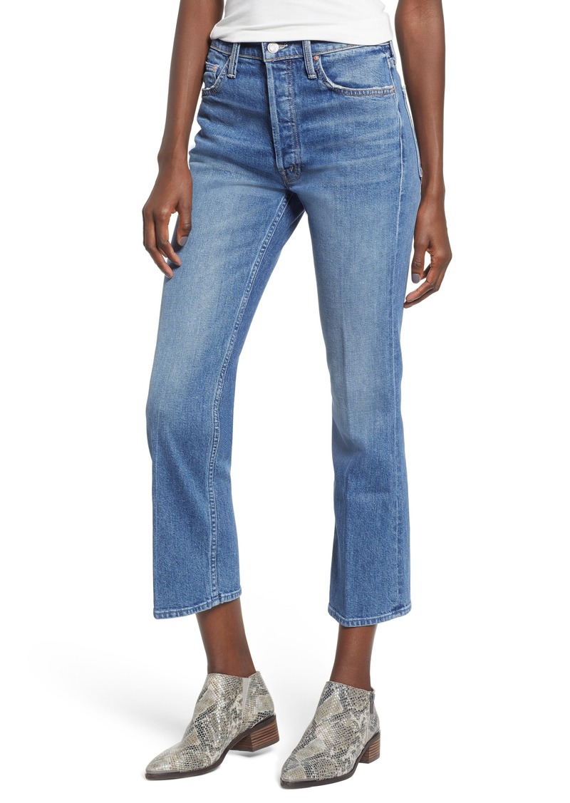 Mother Denim MOTHER The Tripper Crop Bootcut Jeans (Be Careful What You ...