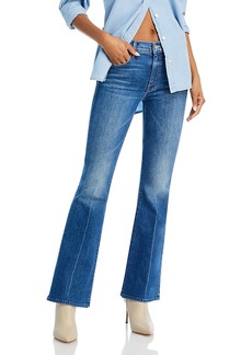 Mother Denim Mother The Weekender Mid Rise Flared Jeans in It's A Small World