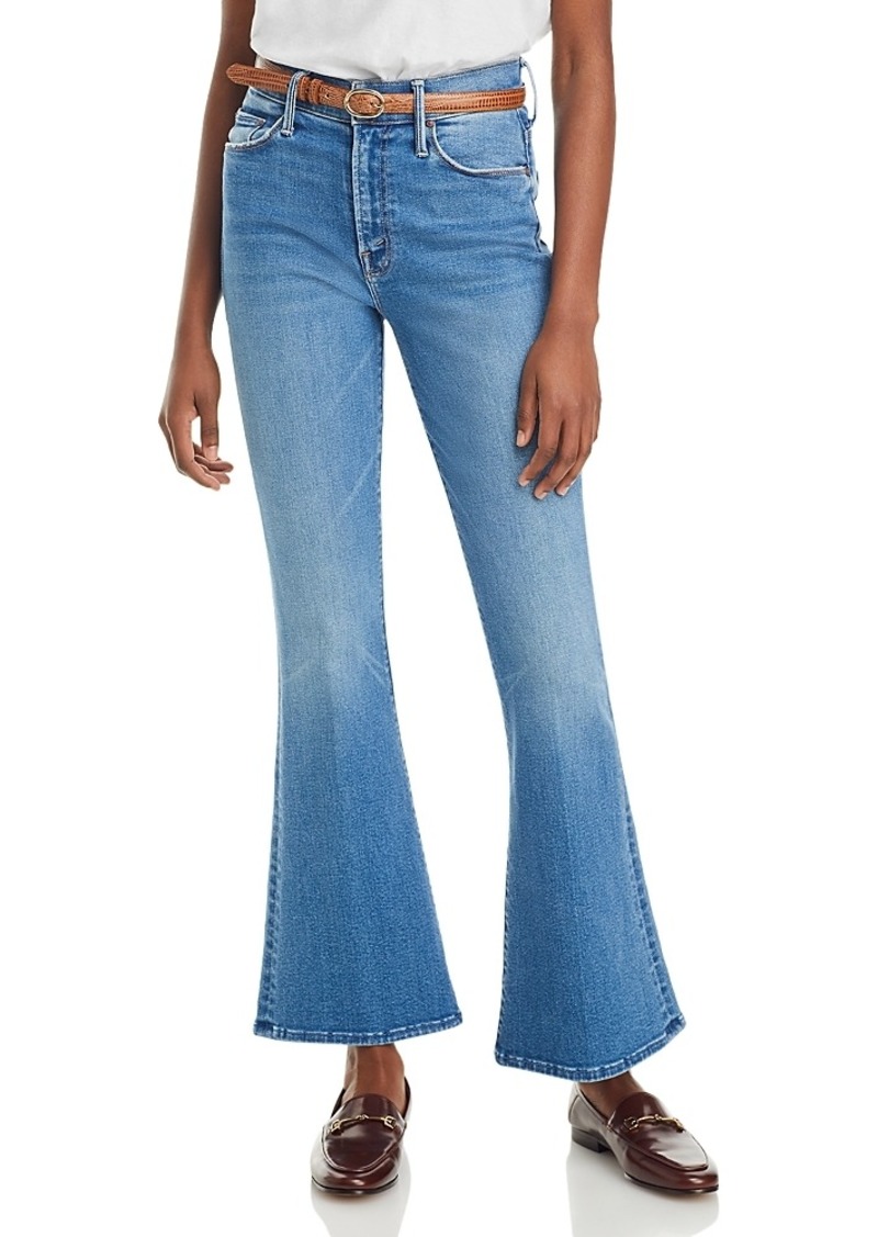 Mother Denim Mother The Weekender Mid Rise Flared Jeans in Layover
