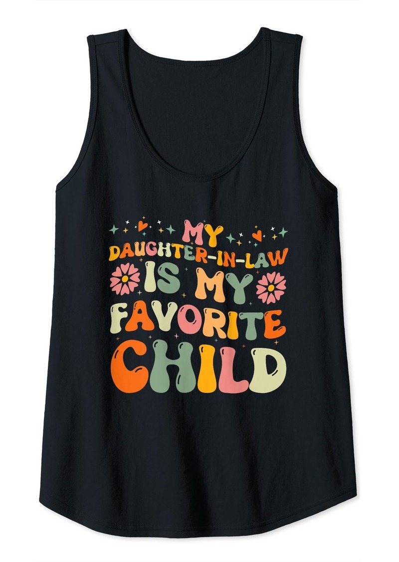 Mother Denim My Daughter in Law Is My Favorite Child Cute Mother in Law Tank Top