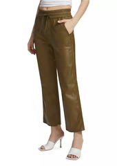 Mother Denim Ramble Vegan Leather Lounger Pants