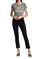 Mother Denim Rider High-Waisted Ankle Jeans