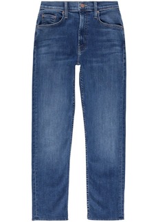 Mother Denim Rider mid-rise cropped jeans