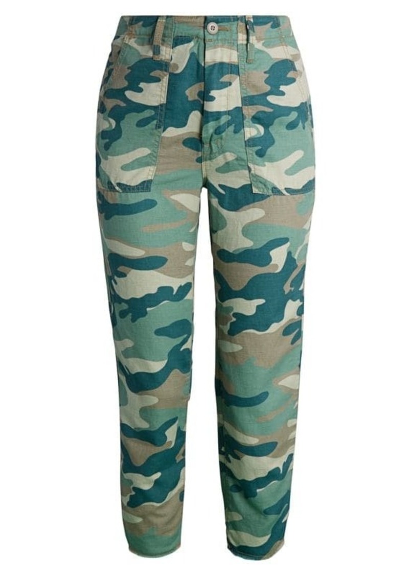 Mother Denim Shaker Camo Cropped Pants