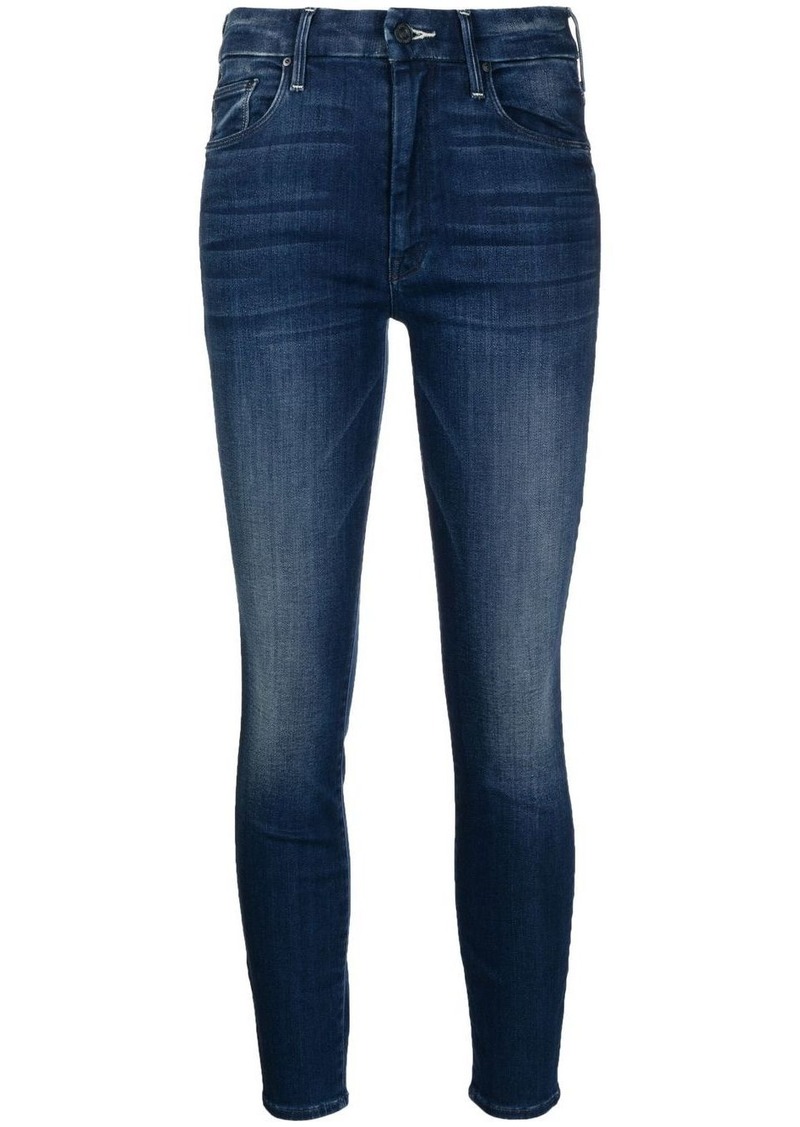 Mother Denim skinny-cut cropped jeans