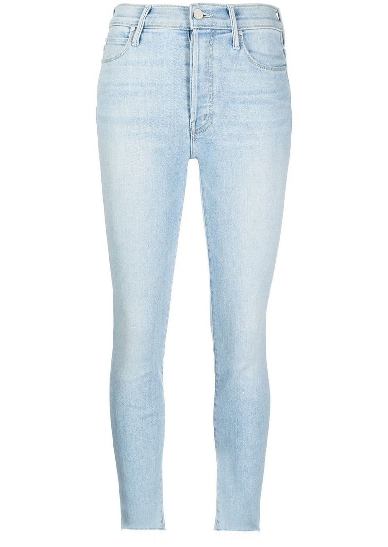 Mother Denim slim-cut cropped jeans