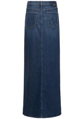 Mother Denim The Bobshell Maxi Denim Long Skirt