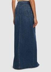 Mother Denim The Bobshell Maxi Denim Long Skirt