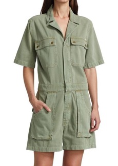 Mother Denim The Curbside Utility Romper
