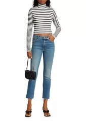 Mother Denim The Dazzler Mid-Rise Ankle Jeans