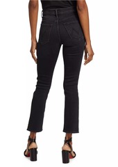 Mother Denim The Dazzler Mid-Rise Stretch Straight-Leg Ankle Jeans