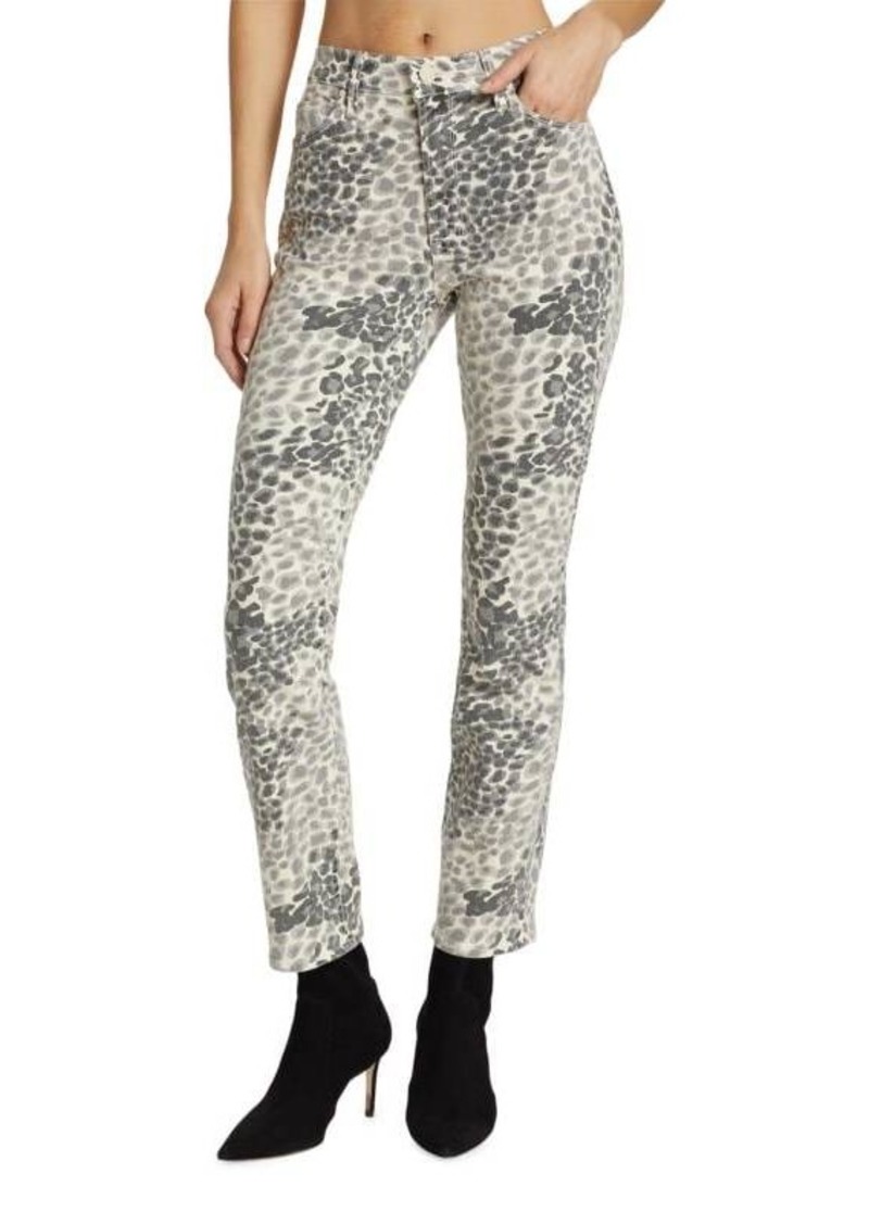 Mother Denim The Dazzler Printed Skinny Jeans