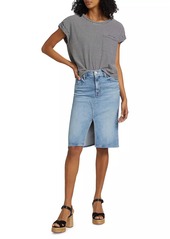 Mother Denim The Ditcher Denim Skirt