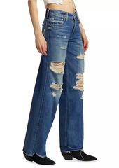 Mother Denim The Down Low Spinner Distressed Jeans