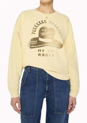 Mother Denim The Drop Square Sweatshirt In My Second Rodeo
