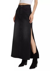 Mother Denim The Fun Dip Slice Maxi Skirt