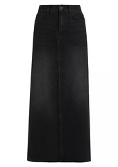 Mother Denim The Fun Dip Slice Maxi Skirt