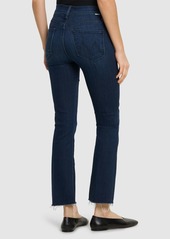 Mother Denim The Insider Ankle Fray Stretch Jeans