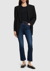 Mother Denim The Insider Ankle Fray Stretch Jeans