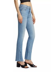 Mother Denim The Insider Frayed Skinny Jeans