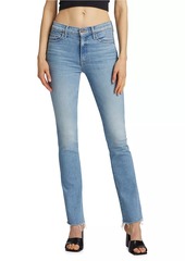 Mother Denim The Insider Frayed Skinny Jeans