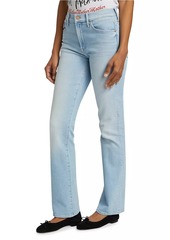 Mother Denim The Insider Sneak Slim Stretch Jeans