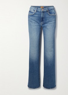 Mother Denim The Kick It Distressed High-rise Bootcut Jeans