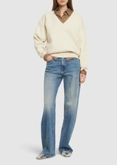Mother Denim The Lasso Sneak High Rise Jeans
