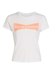 Mother Denim The Lil Good Cotton Graphic Tee