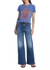 Mother Denim The Lil Goodie Goodie Abstract Cotton T-Shirt